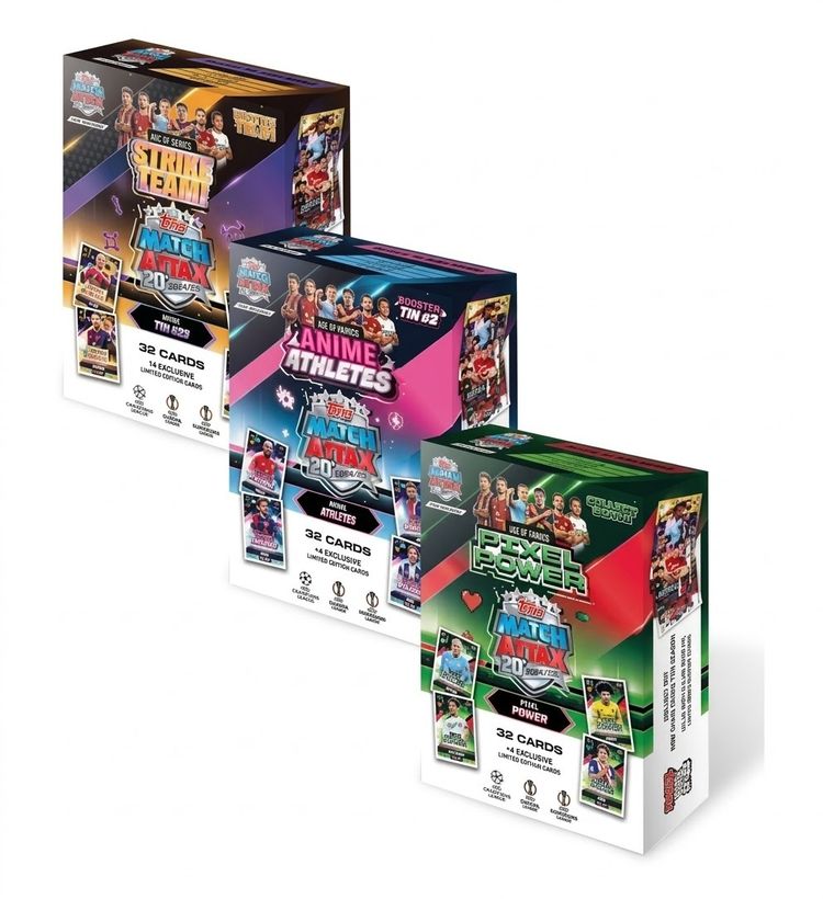 Immagine di Match Attax 26/27 Trading Card Game Booster Tins 1
